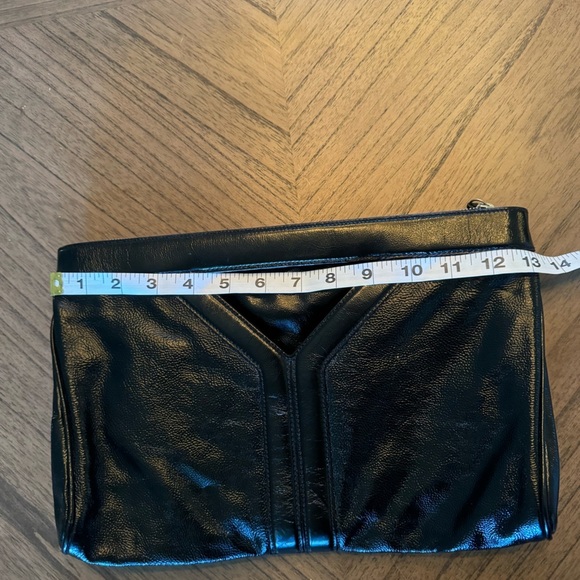 Yves Saint Laurent Autre Marque Black Patent Leather Clutch Bag - Picture 10 of 12